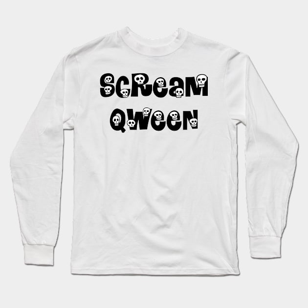 Scream Qween Long Sleeve T-Shirt by TTLOVE